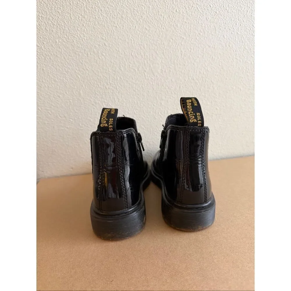 Dr.Martens WOMEN'S PATENT LEATHER CHELSEA BOOTS Girl’s size 3